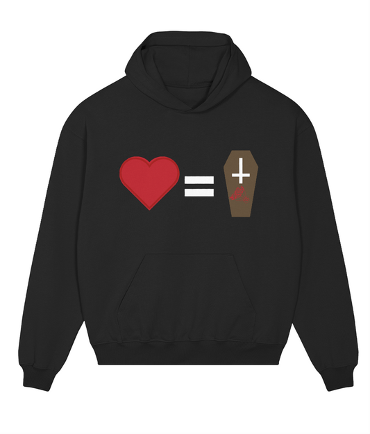 lovewillgetyoukilled ❤️=⚰️™ SS24 hoodie.