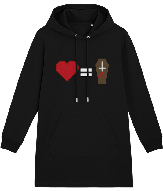 lovewillgetyoukilled ❤️=⚰️™ SS24 Women's hoodie dress